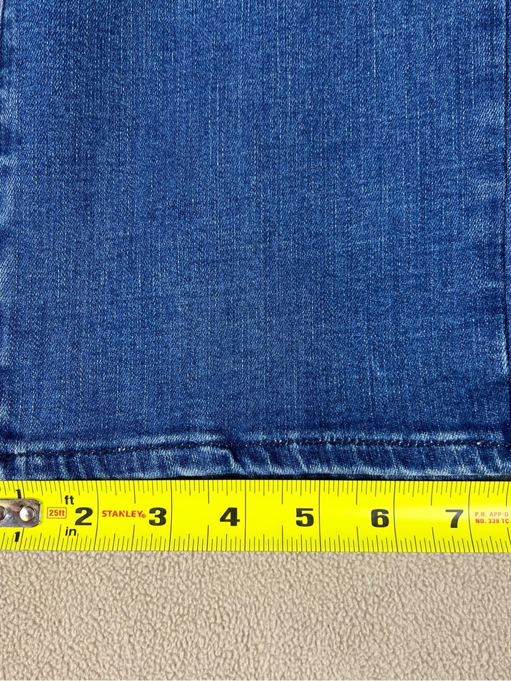 NYDJ Bailey Relaxed Straight High Rise Jeans, Bluewell. Women's Sz 6 - Picture 9 of 14